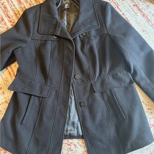 Nicole Miller Black Coat